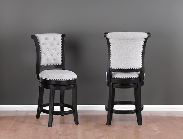 2992DV-24 GRANVILLE SWIVEL PUB STOOL DOVE K/D