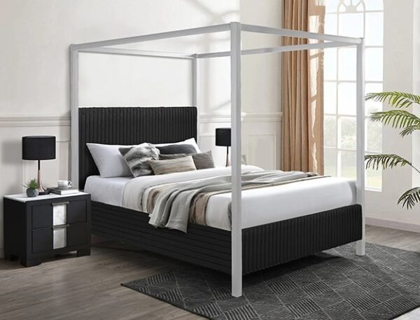 5262BK.jpeg 5262BK CORA CANOPY BED BLACK