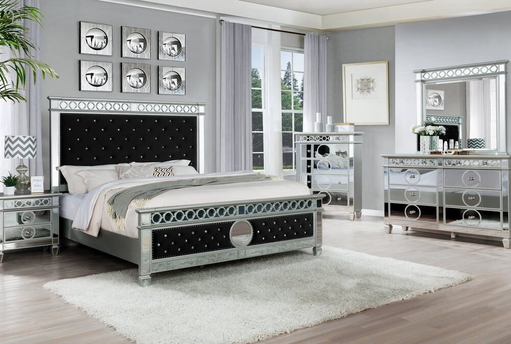 B5010 - 4pc or 5pc Bedroom Set - Queen, King