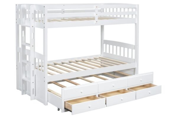 bb41-2_orig.jpeg BB41 TWIN/TWIN Bunk Bed w/Twin Trundle + 3 Drawers White