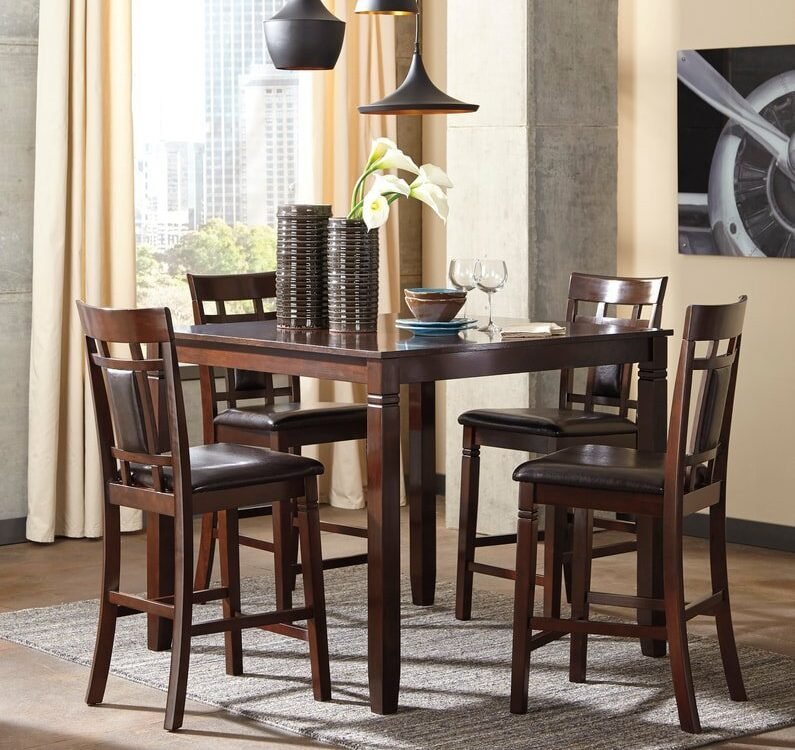 D1010 - Pub Table + 4 Chairs