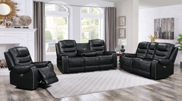 harley-power-black-7_orig-1.jpg Harley Black Power - TOP GRAIN LEATHER Reclining Set