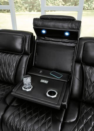 U271-06 Power Reclining Set (Genuine Leather + Air Massage)
